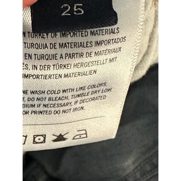 CITIZENS OF HUMANITY Charlotte Crop Distressed Denim Jeans Cropped Women’s Sz 25 - Picture 5 of 8